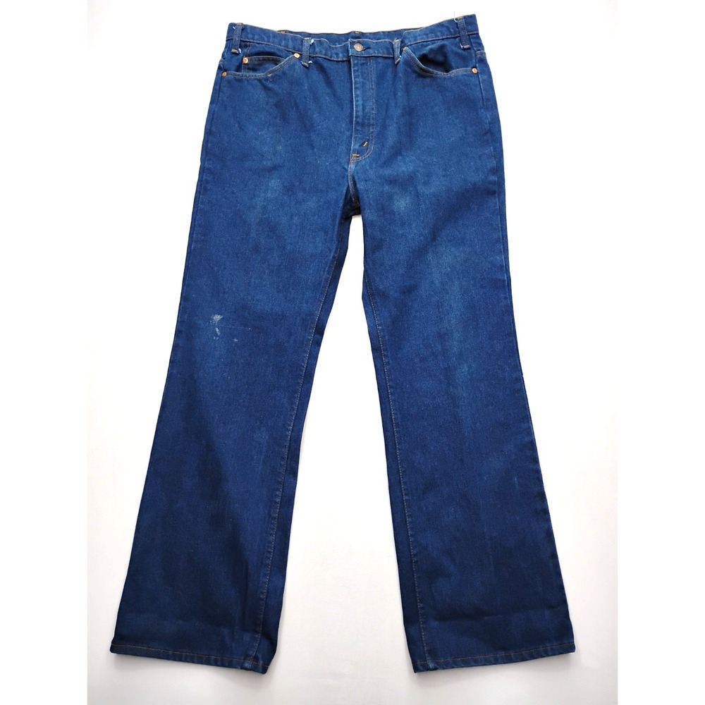 JCPenney Plain Pocket Jeans High Rise Straight Leg Medium Wash 40x32‎ Vintage